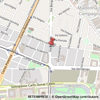 Mappa Via Borgaro,  62, 10149 Torino, Torino (Piemonte)
