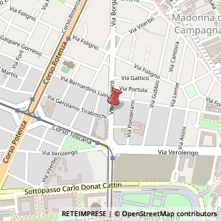 Mappa Via Borgaro, 60/B, 10149 Torino, Torino (Piemonte)