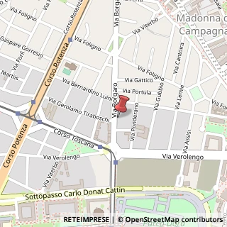 Mappa Via Borgaro, 58, 10149 Torino, Torino (Piemonte)