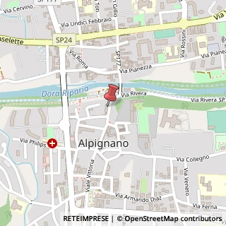Mappa Via Collegno, 35, 10091 Alpignano, Torino (Piemonte)