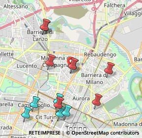 Mappa Via Arturo Colautti, 10147 Torino TO, Italia (2.23308)