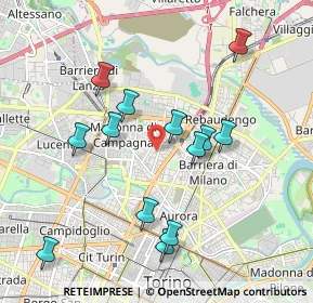 Mappa Via Arturo Colautti, 10147 Torino TO, Italia (1.91231)
