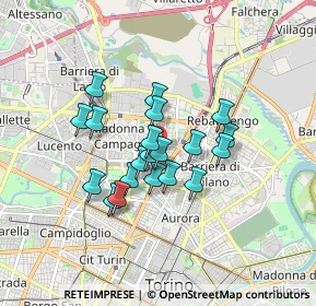 Mappa Via Arturo Colautti, 10147 Torino TO, Italia (1.2965)