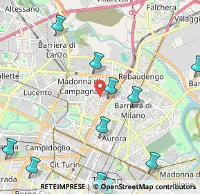 Mappa Via Arturo Colautti, 10147 Torino TO, Italia (2.80545)