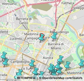 Mappa Via Arturo Colautti, 10147 Torino TO, Italia (3.33778)