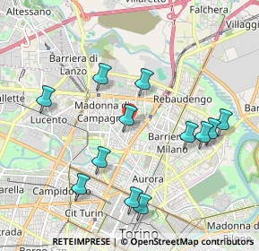 Mappa Via Arturo Colautti, 10147 Torino TO, Italia (2.05333)