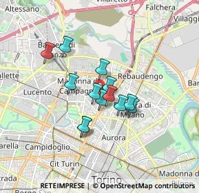 Mappa Via Arturo Colautti, 10147 Torino TO, Italia (1.19923)