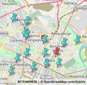 Mappa Via Arturo Colautti, 10147 Torino TO, Italia (2.25667)