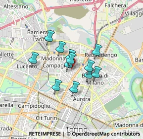 Mappa Via Arturo Colautti, 10147 Torino TO, Italia (1.1425)
