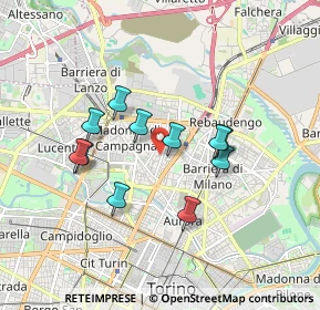 Mappa Via Arturo Colautti, 10147 Torino TO, Italia (1.48545)