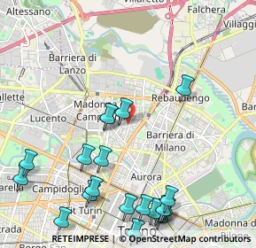 Mappa Via Arturo Colautti, 10147 Torino TO, Italia (2.666)