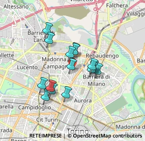 Mappa Via Arturo Colautti, 10147 Torino TO, Italia (1.37067)