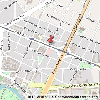 Mappa Corso toscana 81/bis, 10149 Torino, Torino (Piemonte)