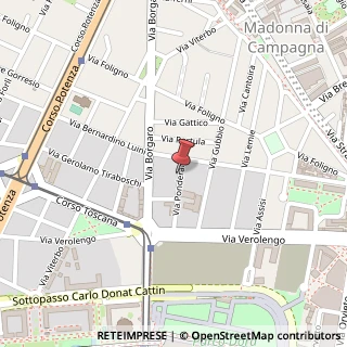 Mappa Via Ponderano, 27, 10155 Torino, Torino (Piemonte)