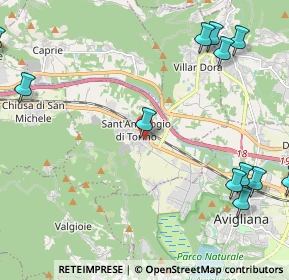Mappa Via Carnino, 10057 Sant'Ambrogio di Torino TO, Italia (3.04)