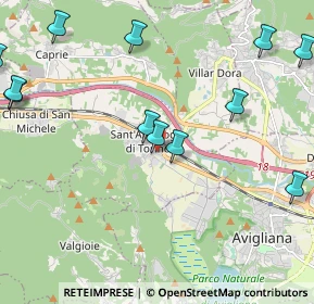 Mappa Via Carnino, 10057 Sant'Ambrogio di Torino TO, Italia (2.70083)