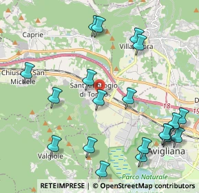 Mappa Via Carnino, 10057 Sant'Ambrogio di Torino TO, Italia (2.5405)