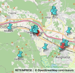 Mappa Via Carnino, 10057 Sant'Ambrogio di Torino TO, Italia (1.882)