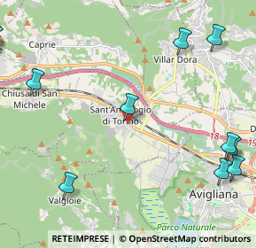 Mappa Via Carnino, 10057 Sant'Ambrogio di Torino TO, Italia (3.32083)