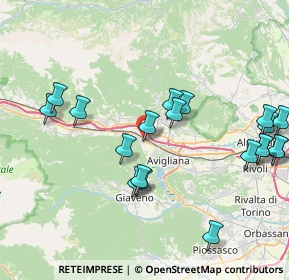 Mappa Via Carnino, 10057 Sant'Ambrogio di Torino TO, Italia (9.008)