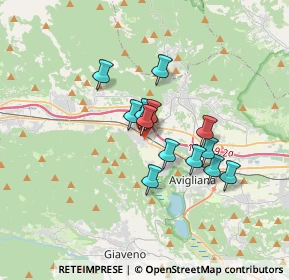 Mappa Via Carnino, 10057 Sant'Ambrogio di Torino TO, Italia (2.52615)