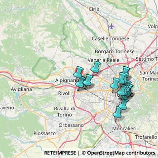 Mappa Via Ivrea, 10044 Pianezza TO, Italia (7.956)