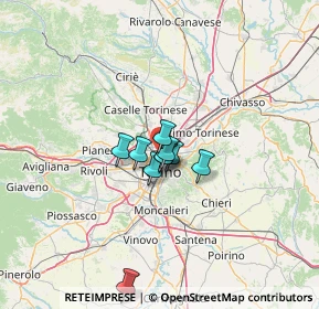Mappa Via Tommaso Gulli, 10147 Torino TO, Italia (11.65545)