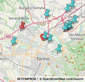 Mappa Via Tommaso Gulli, 10147 Torino TO, Italia (4.50462)
