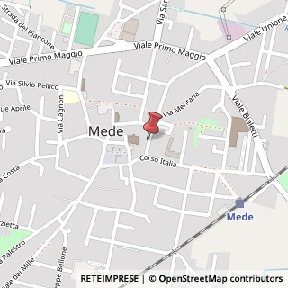 Mappa Piazza Papa Giovanni Paolo II, 9, 27035 Mede, Pavia (Lombardia)