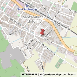 Mappa Via Torino, 9, 10057 Sant'Ambrogio di Torino, Torino (Piemonte)