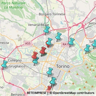 Mappa Via Foglizzo, 10151 Torino TO, Italia (4.60313)