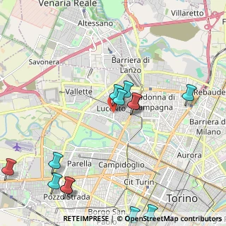 Mappa Via Foglizzo, 10151 Torino TO, Italia (2.59923)