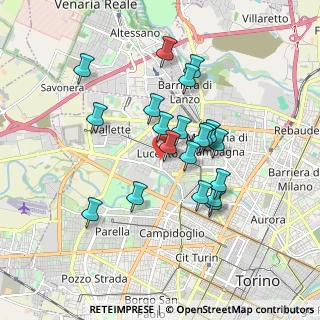 Mappa Via Foglizzo, 10151 Torino TO, Italia (1.5495)