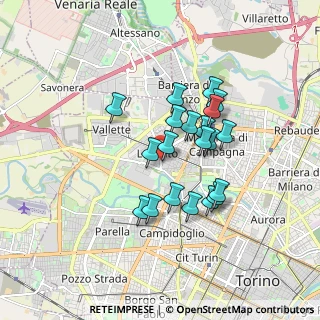 Mappa Via Foglizzo, Torino (1.414)