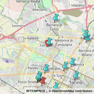 Mappa Via Foglizzo, Torino (3.04429)