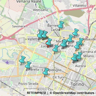 Mappa Via Foglizzo, 10151 Torino TO, Italia (1.815)