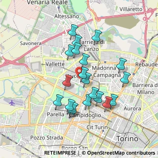 Mappa Via Foglizzo, 10151 Torino TO, Italia (1.665)