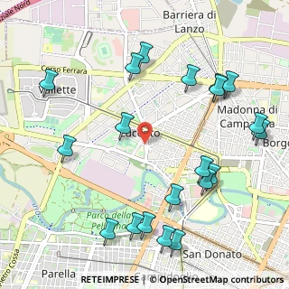 Mappa Via Foglizzo, 10151 Torino TO, Italia (1.288)