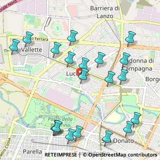Mappa Via Foglizzo, Torino (1.286)
