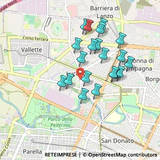 Mappa Via Foglizzo, Torino (0.87)