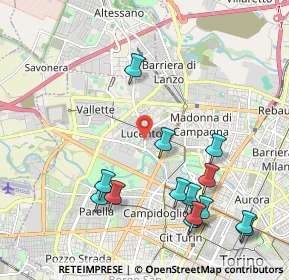 Mappa Via Foglizzo, Torino (2.37929)