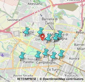 Mappa Via Foglizzo, Torino (1.52727)