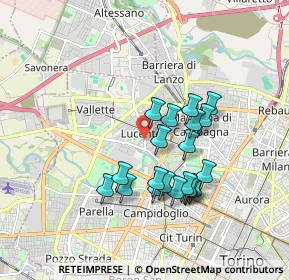 Mappa Via Foglizzo, Torino (1.5575)