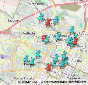 Mappa Via Foglizzo, Torino (2.1305)