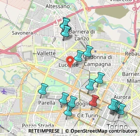 Mappa Via Foglizzo, Torino (2.29059)