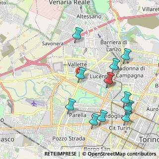 Mappa Via Torino Pianezza, 10151 Torino TO, Italia (2.21667)