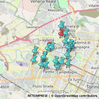 Mappa Via Torino Pianezza, 10151 Torino TO, Italia (1.5365)