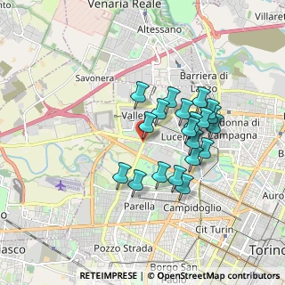 Mappa Via Torino Pianezza, 10151 Torino TO, Italia (1.5015)