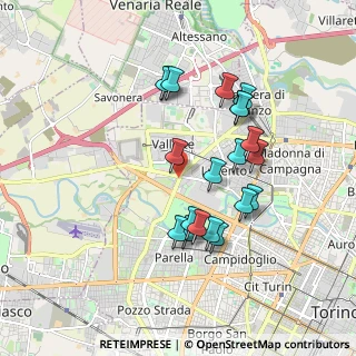 Mappa Via Torino Pianezza, 10151 Torino TO, Italia (1.685)