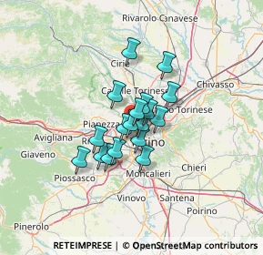 Mappa Via Torino Pianezza, 10151 Torino TO, Italia (8.11222)